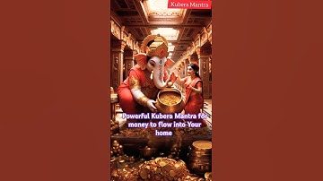 Powerful Kubera Mantra for money to flow into Your home 💰 #shorts #mantra