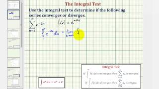 Ex Infinite Series - Integral Test Exponential And Convergent