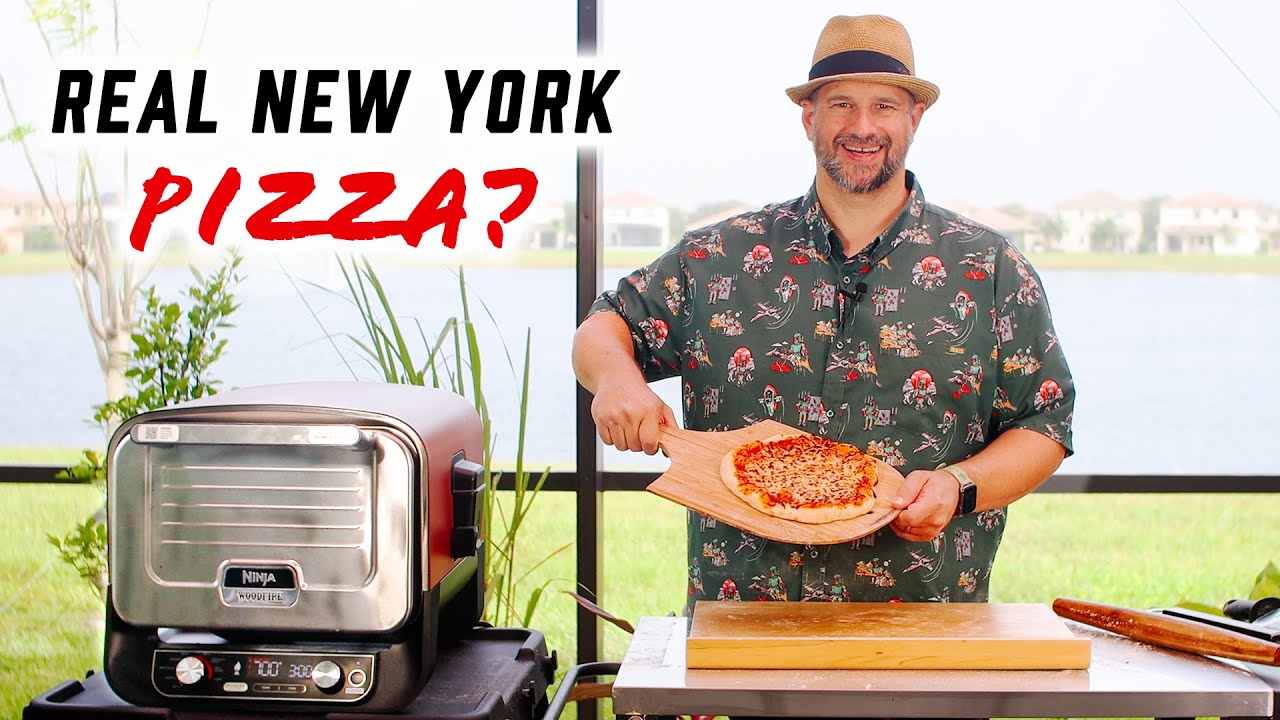 Can you make REAL NY Pizza In the Ninja Woodfire Outdoor Oven?🍕 