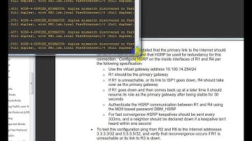 Exam Prep 21 Gateway Redundancy, HSRP in GNS3