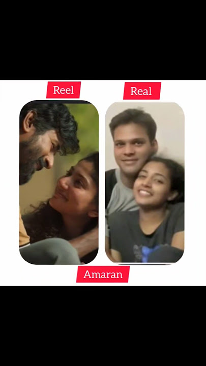 Amaran movie Reel 🆚 Real