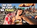 Um dia de cria na praia do rj