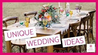 MOST UNIQUE!! Wedding Ideas for a MEMORABLE Wedding
