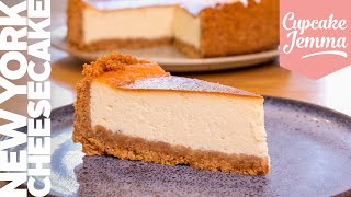 The Best New York Cheesecake Recipe | Cupcake Jemma Channel