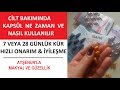 Kuru ve susuz ciltlerin kış ambulansı kapsülleri kullanmak Isana kapsüller