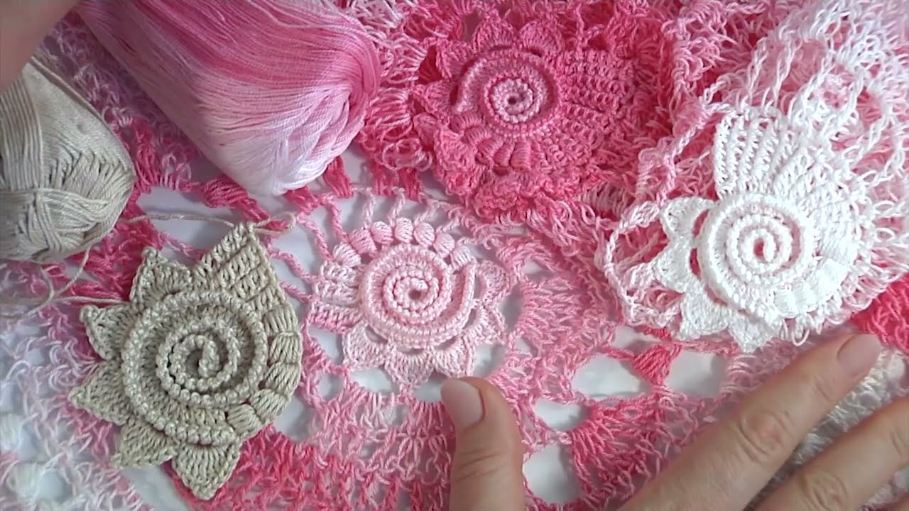 ВАУ!!! Как связать крючком мотив в технике фриформ/красивый скрамбл в технике вязания крючком