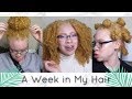 A WEEK IN MY NATURAL HAIR ROUTINE | Iyana LeShea