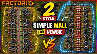 2 Starter Mall Designs That Make FACTORIO Much Easier - MAKE FACTORIO SIMPLE LIKE ME