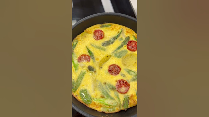 Gemüse-Frittata mit Spargel und Kaiserschote🍳🥦🥬#Shorts #Gemüse#Spargel#Kaiserschote#LeichteRezepte