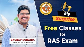 Free classes for RAS exam