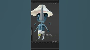 Why hand bones in air caught my attention in Blender? for Smurf Cat meme -low poly 3d game character