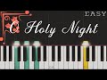 O Holy Night | EASY Piano Tutorial