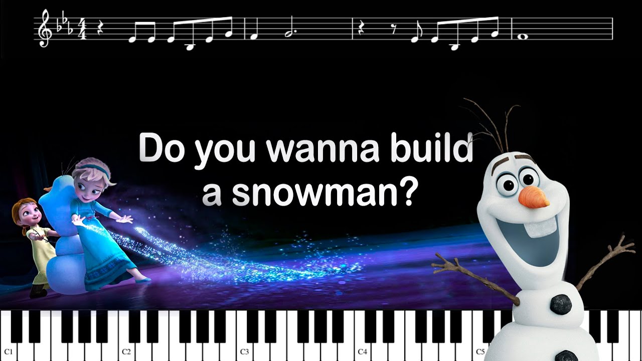 Song: Do you wanna build a snowman? Frozen worksheet