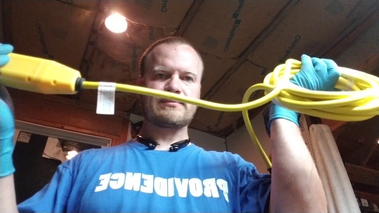 New power cord with inline circuit breaker for safety YouTube