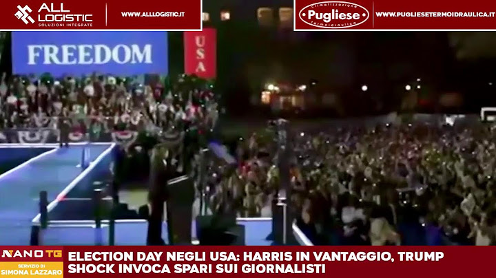 Election Day negli USA: Harris in vantaggio, Trump shock invoca spari sui giornalisti