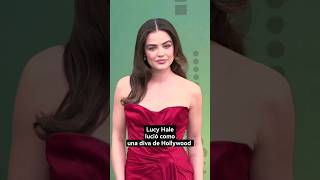 Lucy Hale llegó a la gala de los Peoples Choice Awards vestida como una diva de cine #lucyhale