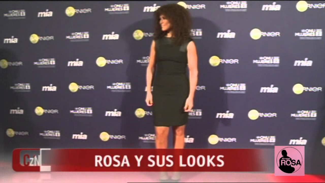 Rosa López en Corazón premios revista mía 2012