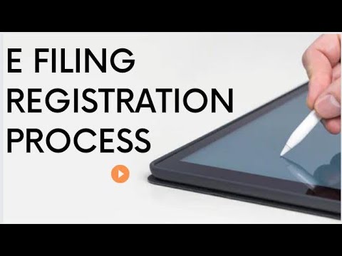 Registration process in efiling portal 01