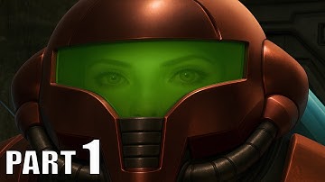 METROID PRIME REMASTERED 100% Walkthrough Gameplay PART 1 - INTRO! (FULL GAME)