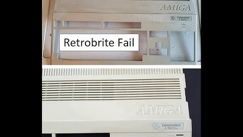 Commodore Cave - solving a retrobrite fail.