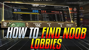 How To Find NOOB LOBBIES in Black Ops Cold War 😂