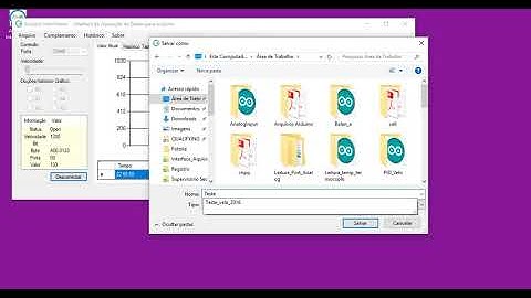 Software de aquisição de dados para Arduino - AuGonz InterViewer