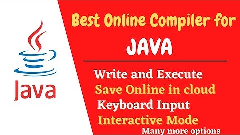 Java Best Online Compiler || JDoodle || Write-Compile-Execute-SAVE ONLINE || Java Tutorial