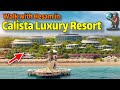 Calista luxury resort hotel uall inclusive antalya walking tour travel vlog  calista luxury belek