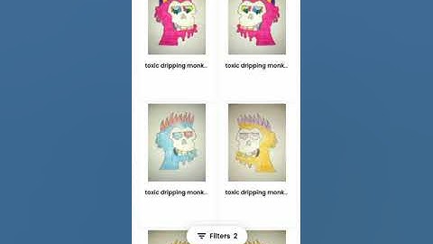 upcoming nft project toxic dripping monkeys by Wm97 nft art society on opensea