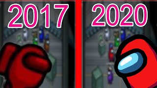 Evolution of Among Us (2017 to 2020) - History of Among Us