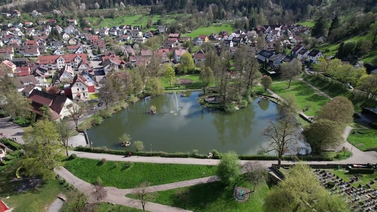 Murrhardt ... Stadthalle - Feuersee am 23. April 2023 / 4k 30fps