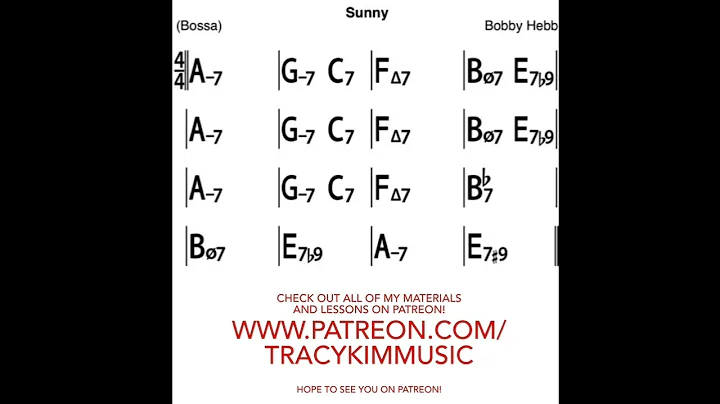 Sunny - Backing Track (140 BPM) Groovy Bossa -Key of Ami