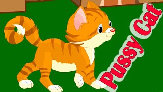 Punjabi Rhymes for Children | Pussy Cat Nursery Rhyme in Punjabi for Kids