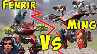 WR 1on1: Tank FENRIR Vs Rocket AO MING - War Robots Gameplay