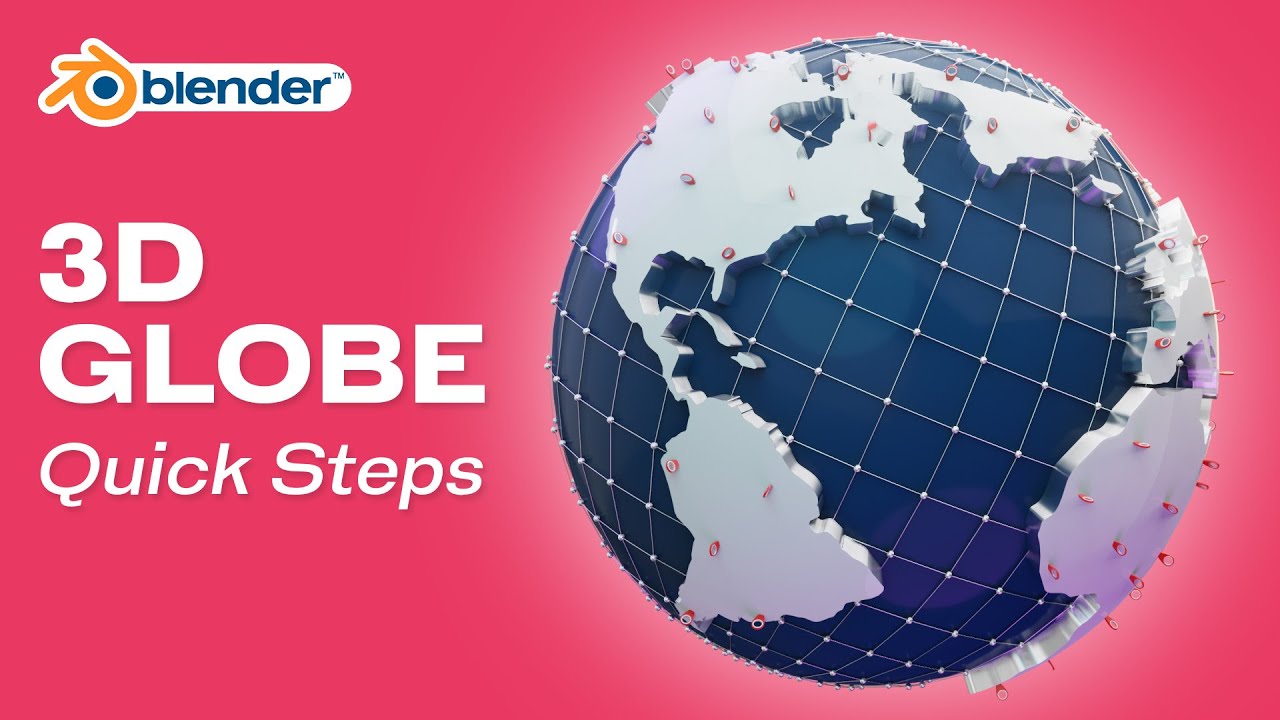 Mastering Blender Create a Detailed Globe in Just a Few Steps! YouTube