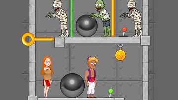 Save The Girl Puzzle Spy New Gameplay Walkthrough ♡ Pull The Pin Game