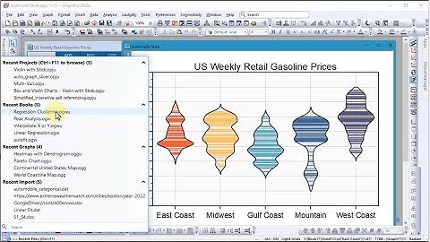 Recent Files Button for Recent Origin Files and Recent Import