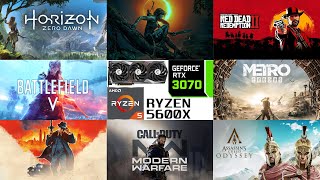 RTX 3070 + Ryzen 5600X Tested In 8 Games: 1440P Destroyer!