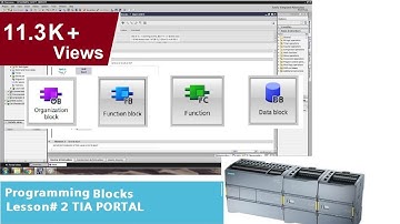 LESSON#2 Programming Blocks in TIA PORTAL