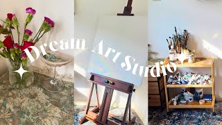 Turning My Bedroom Into A Dream Art Studio 🌸 Makeover + Studio Tour!!