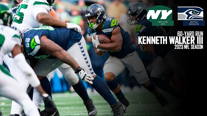 Kenneth Walker III | Breaks Loose For HUGE 60-Yard Carry On First Play | NYJ@SEA | 2023 NFL SEASON