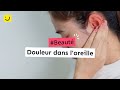 Douleur dans loreille