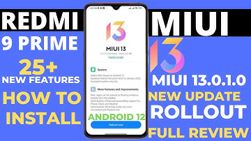 🔴 25+ New Features|Redmi 9 Prime Miui 13.0.1.0/Android 12 New Update Rollout 🔥|Full Review