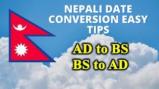 How to convert Nepali date (B.S) to English Date (A.D) ? AD to BS & BS to AD Converter - Easy screenshot 1