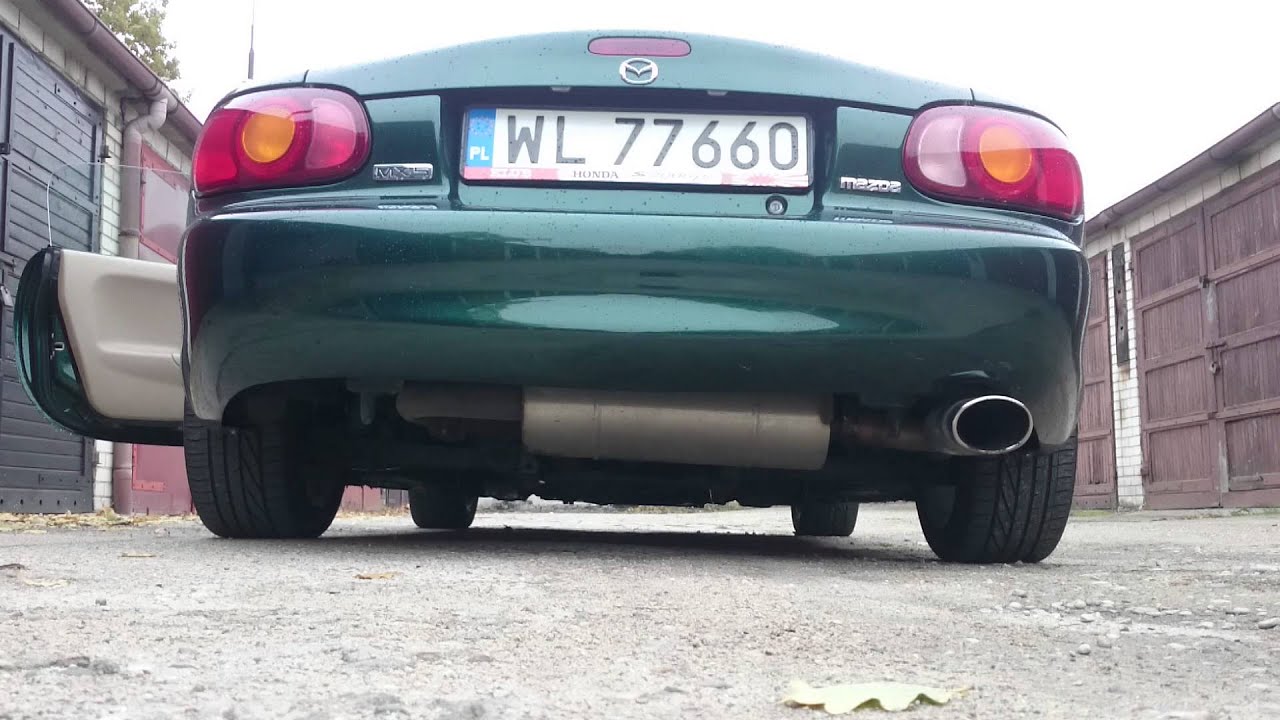 MX5 NB Larini exhaust YouTube