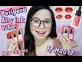 NEW Peripera Ink The Airy Velvet F/W 2017 Color Swatches and Review | Jefferkim