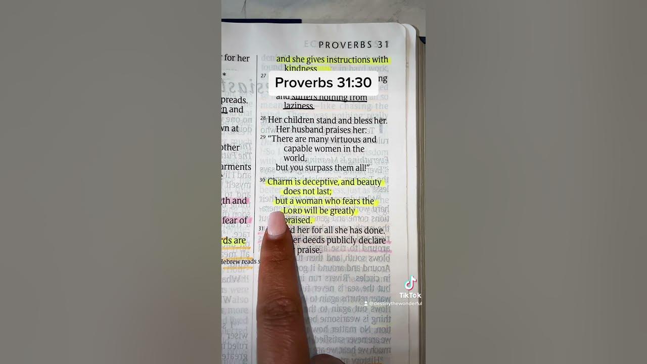 Proverbs 31:30