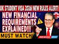 UK Student Visa 2026 Update 🚨 New Rules &amp; Financial Proof Explained