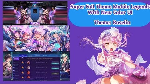 EPIC!! ( Bang Dream: Roselia ) Update Super Script Premium Full Theme Anime Mobile Legends part 2