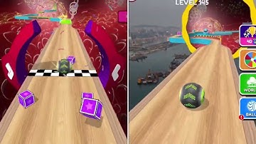 Going balls Speed Run Gameplay Level 145 Forward vs Reverse #shorts #goingballs